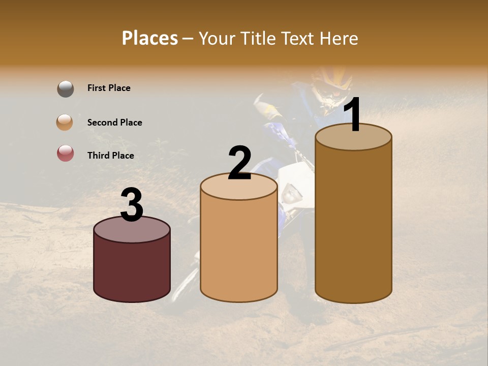 Moto Jump Yellow PowerPoint Template