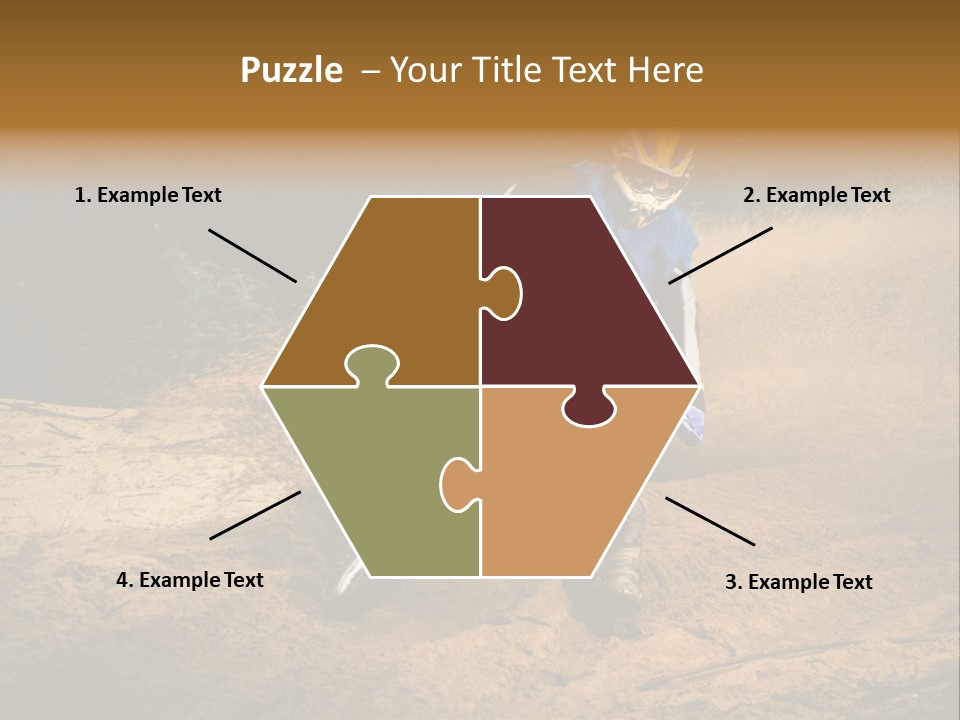 Moto Jump Yellow PowerPoint Template