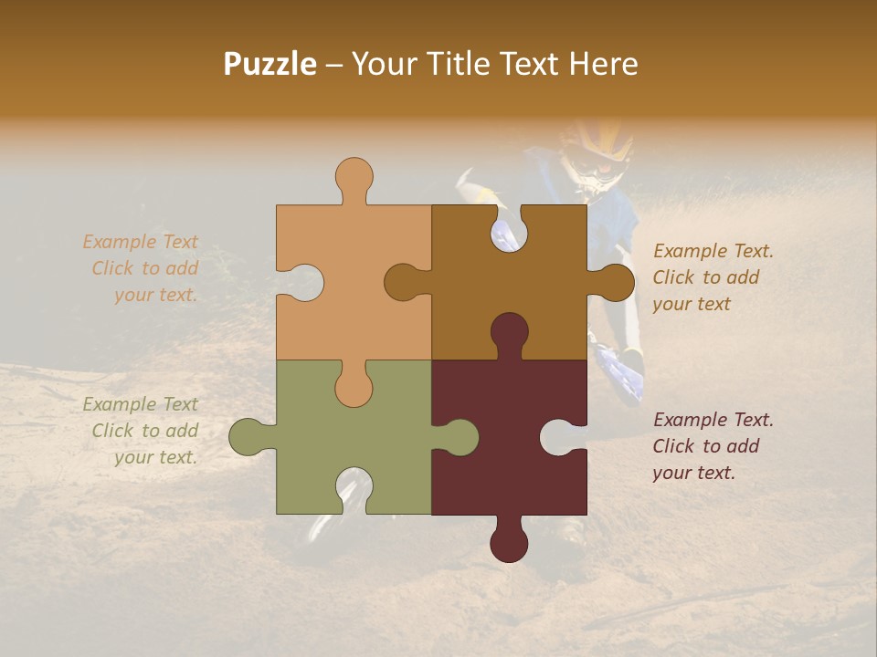 Moto Jump Yellow PowerPoint Template