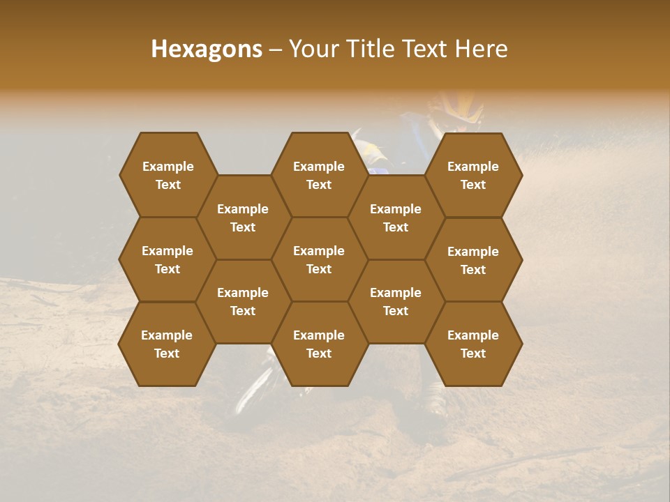 Moto Jump Yellow PowerPoint Template