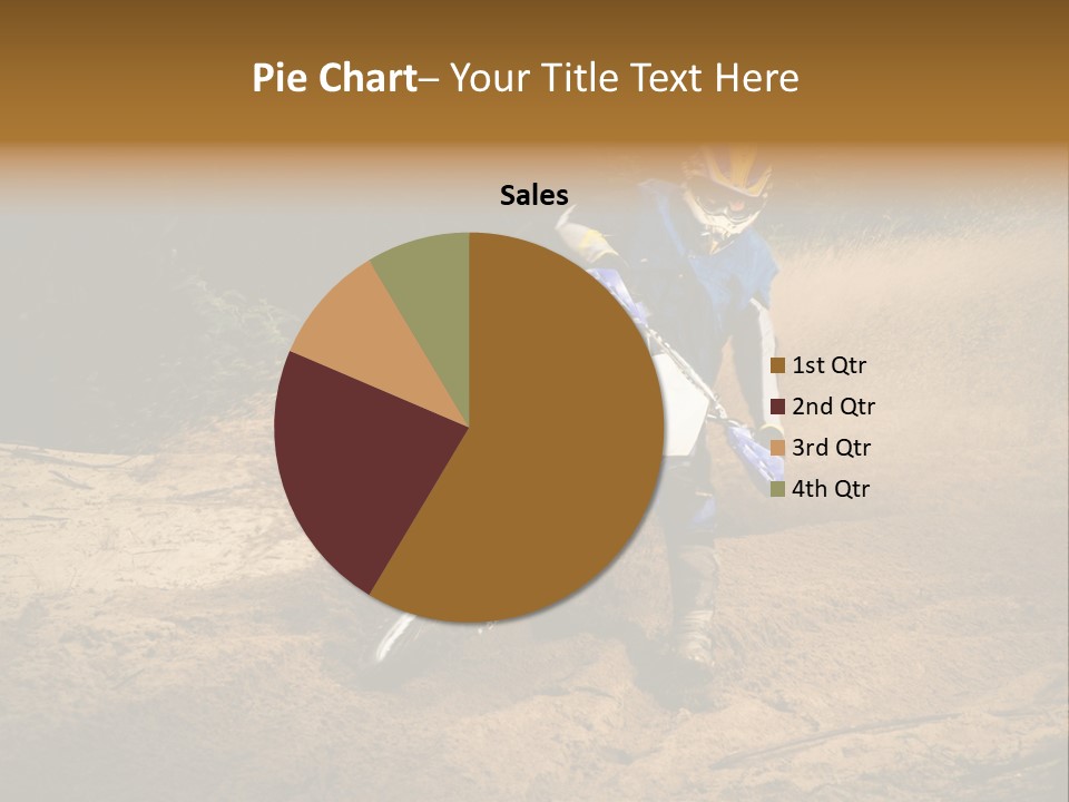 Moto Jump Yellow PowerPoint Template