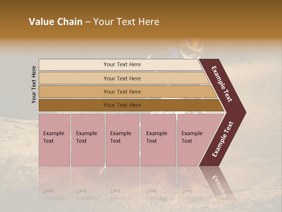 Moto Jump Yellow PowerPoint Template