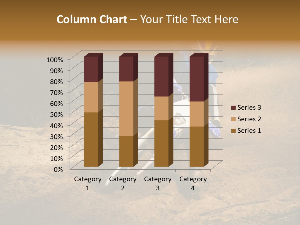 Moto Jump Yellow PowerPoint Template