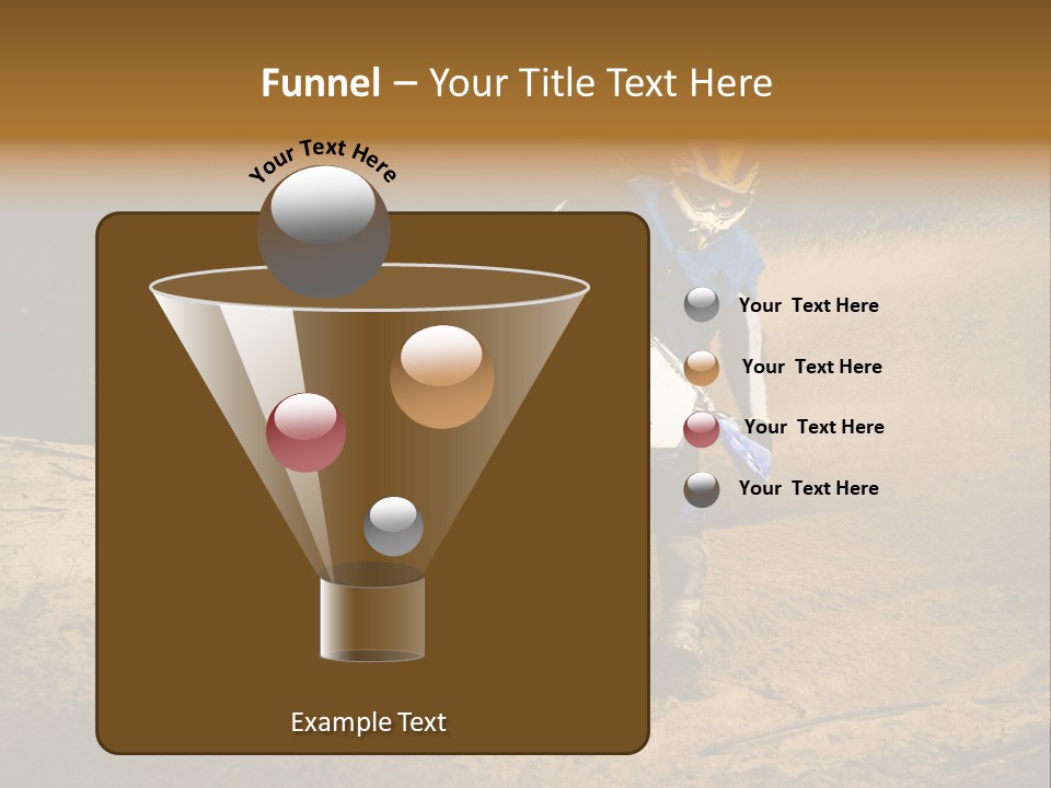 Moto Jump Yellow PowerPoint Template