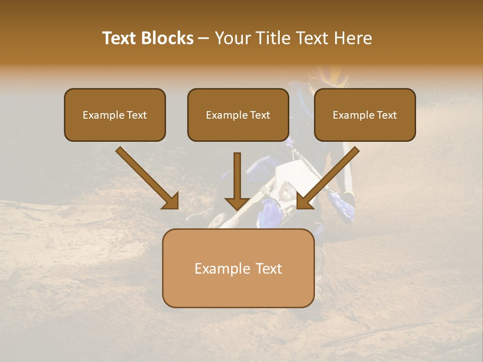 Moto Jump Yellow PowerPoint Template