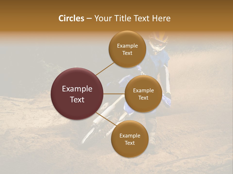 Moto Jump Yellow PowerPoint Template