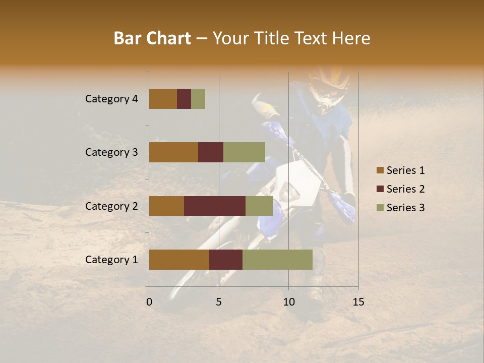 Moto Jump Yellow PowerPoint Template