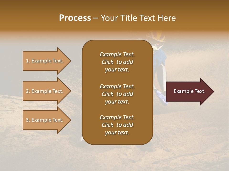 Moto Jump Yellow PowerPoint Template