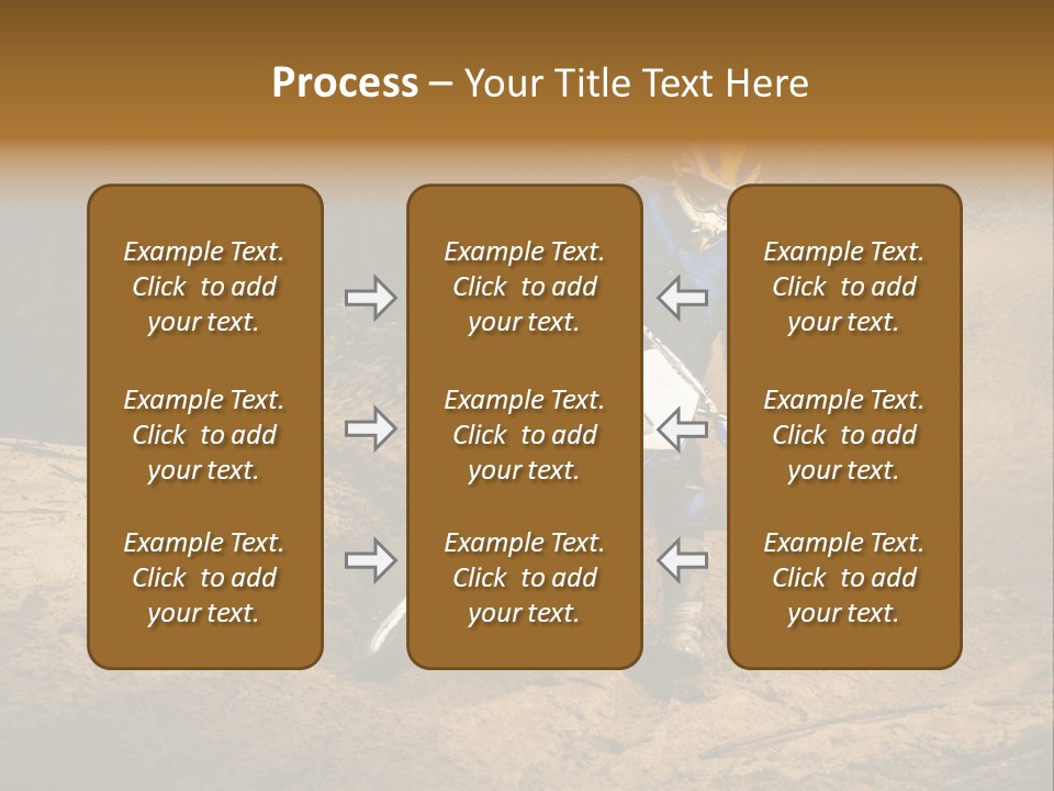 Moto Jump Yellow PowerPoint Template