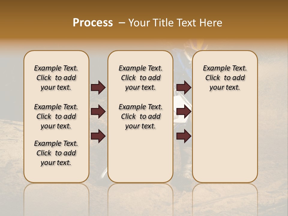 Moto Jump Yellow PowerPoint Template