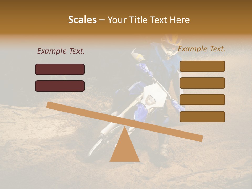 Moto Jump Yellow PowerPoint Template