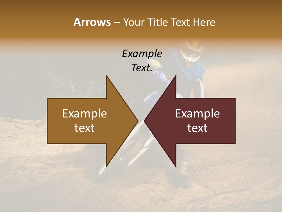 Moto Jump Yellow PowerPoint Template
