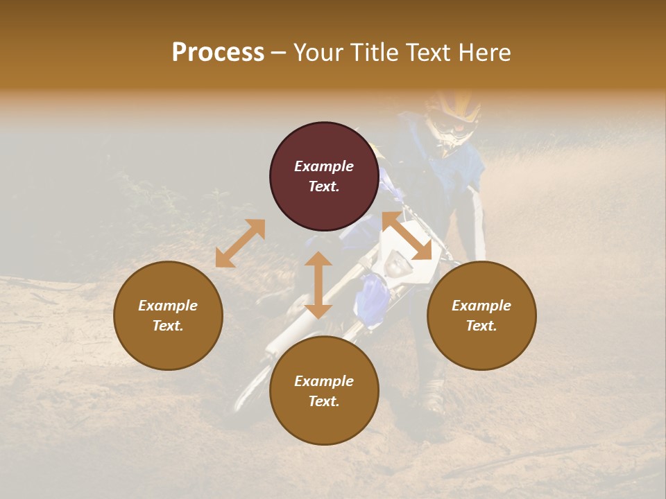 Moto Jump Yellow PowerPoint Template