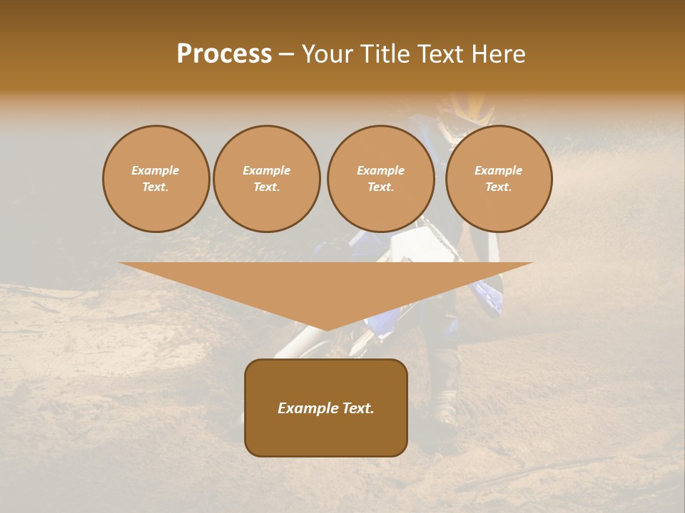 Moto Jump Yellow PowerPoint Template