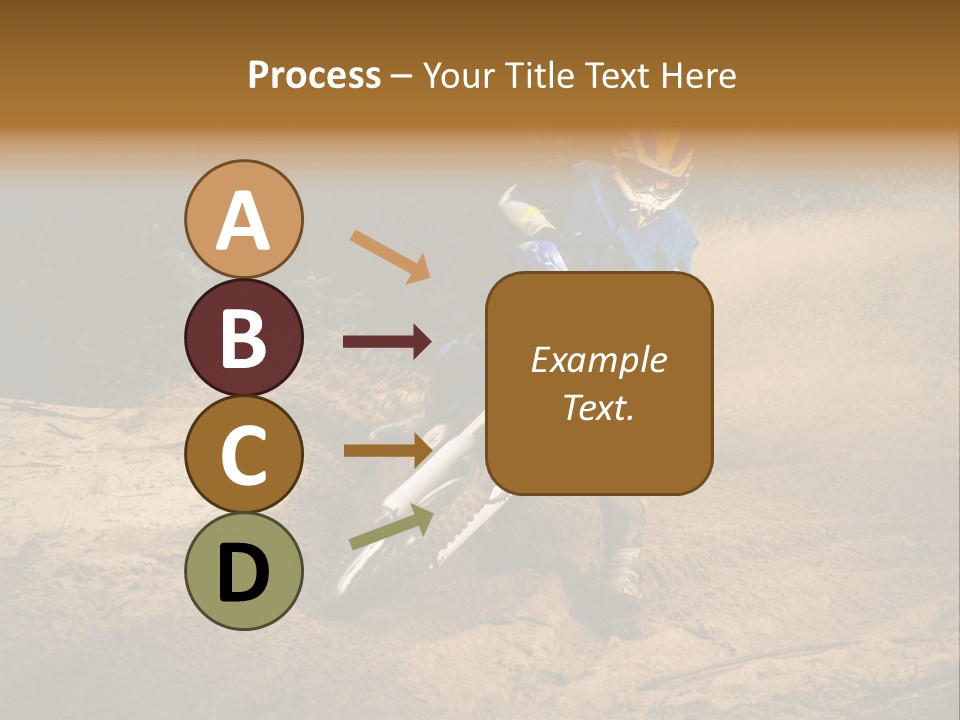 Moto Jump Yellow PowerPoint Template