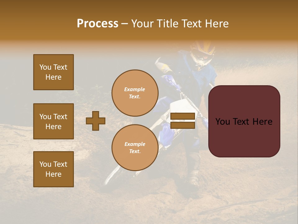 Moto Jump Yellow PowerPoint Template
