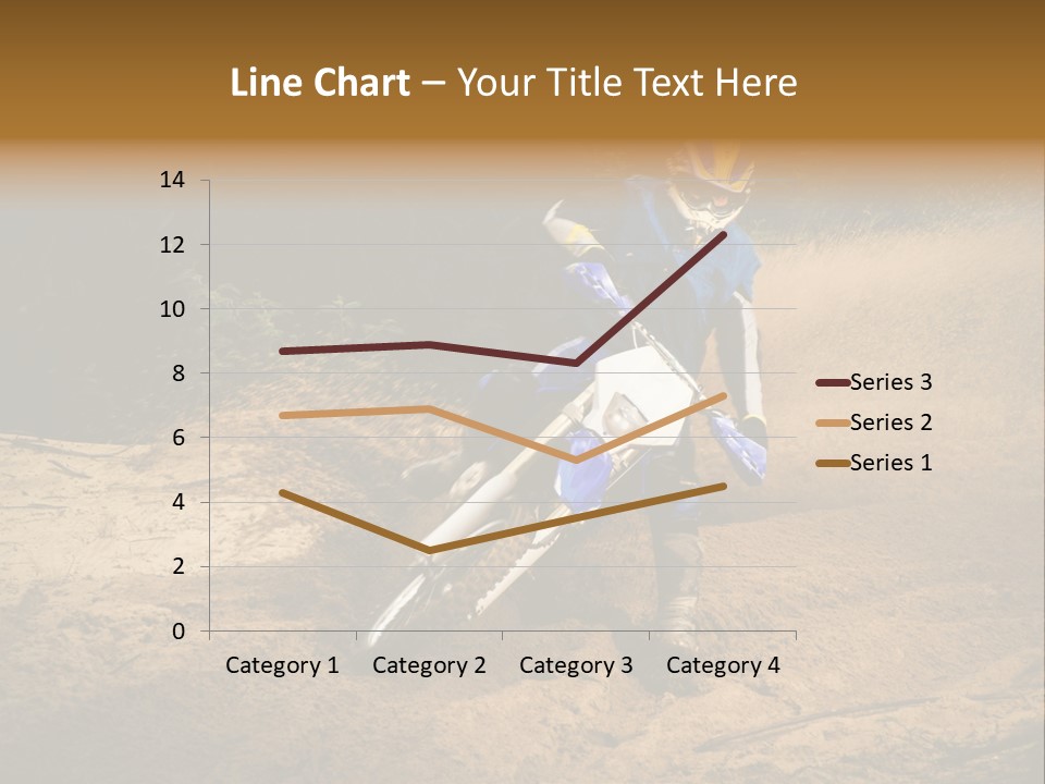 Moto Jump Yellow PowerPoint Template