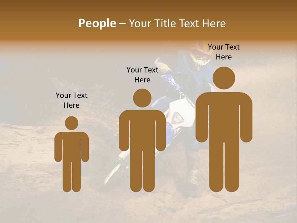 Moto Jump Yellow PowerPoint Template
