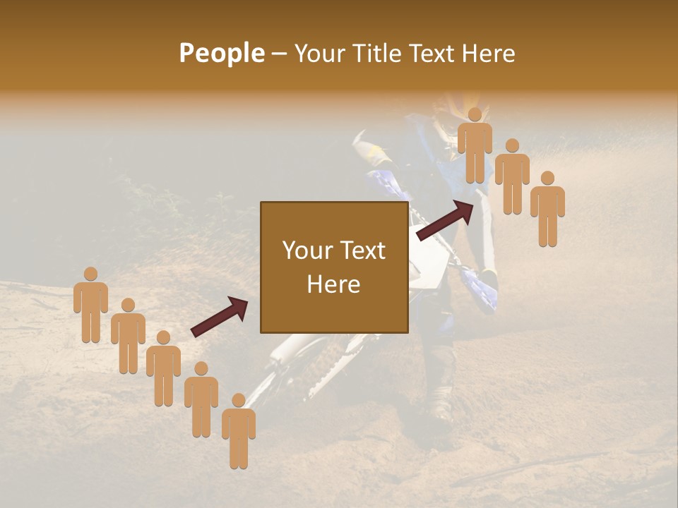 Moto Jump Yellow PowerPoint Template