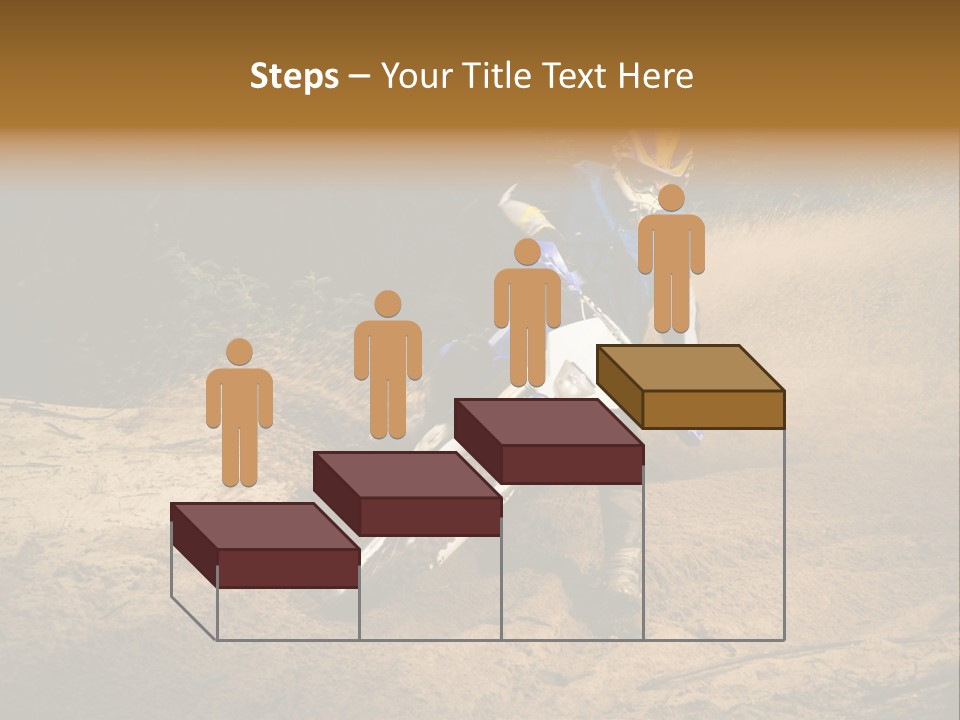 Moto Jump Yellow PowerPoint Template