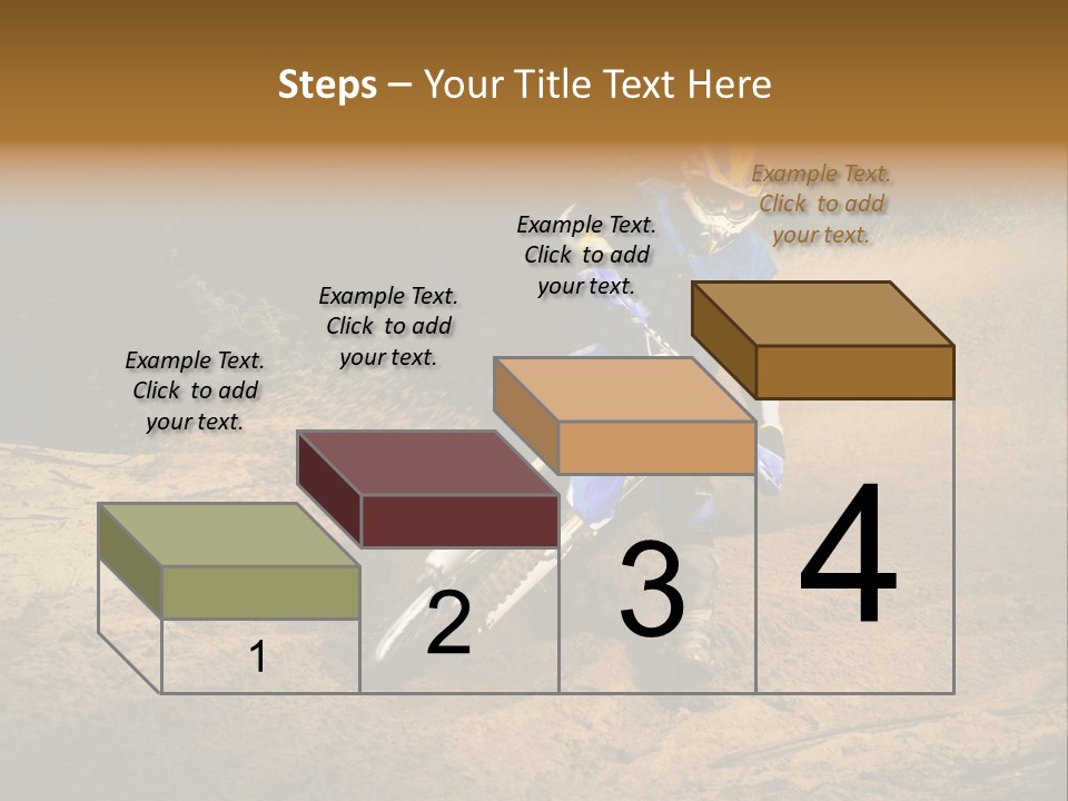 Moto Jump Yellow PowerPoint Template