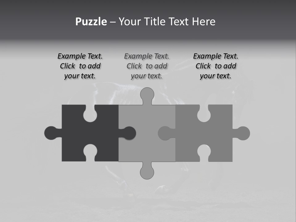 Horizontal Nobody Dark PowerPoint Template