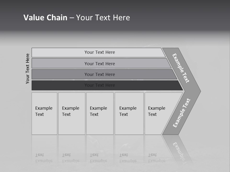 Horizontal Nobody Dark PowerPoint Template