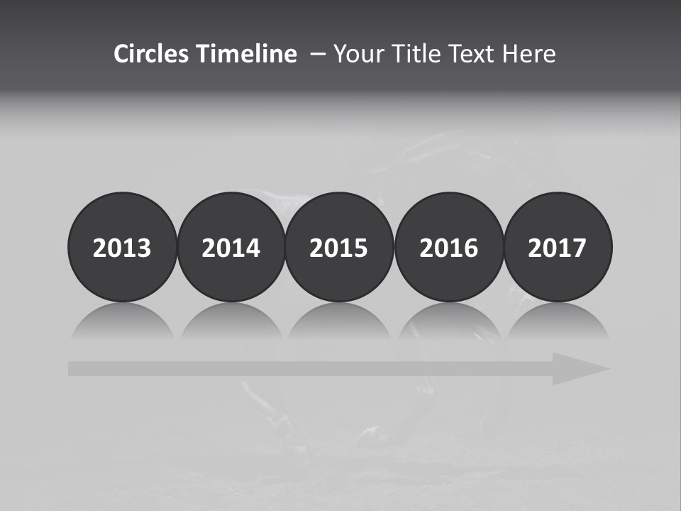 Horizontal Nobody Dark PowerPoint Template