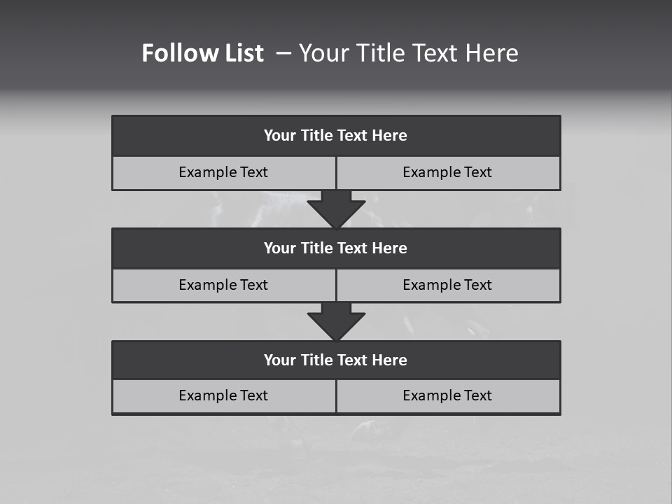 Horizontal Nobody Dark PowerPoint Template