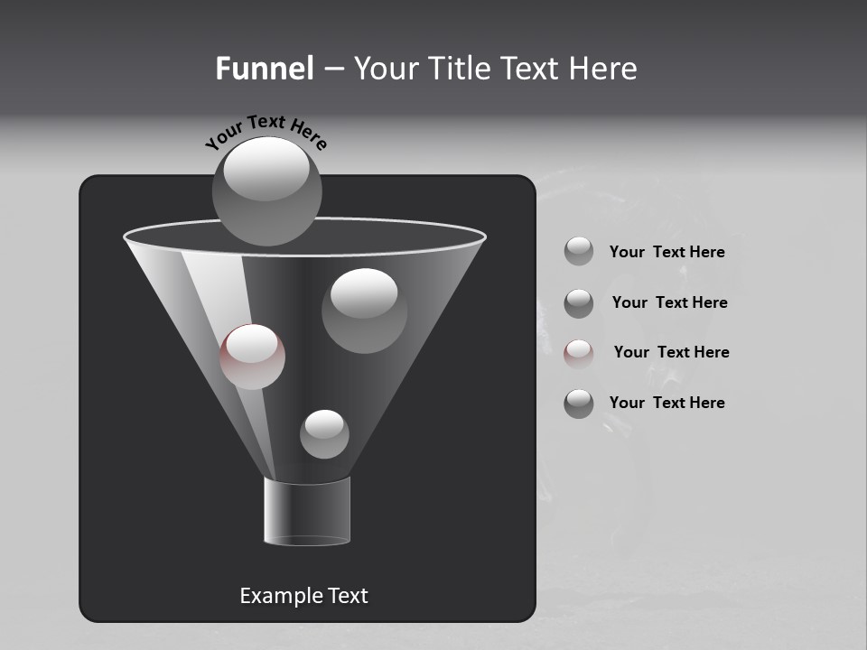 Horizontal Nobody Dark PowerPoint Template