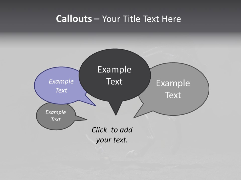 Horizontal Nobody Dark PowerPoint Template