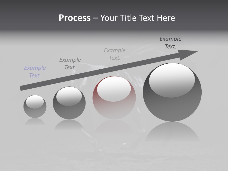 Horizontal Nobody Dark PowerPoint Template