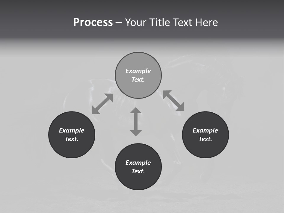 Horizontal Nobody Dark PowerPoint Template
