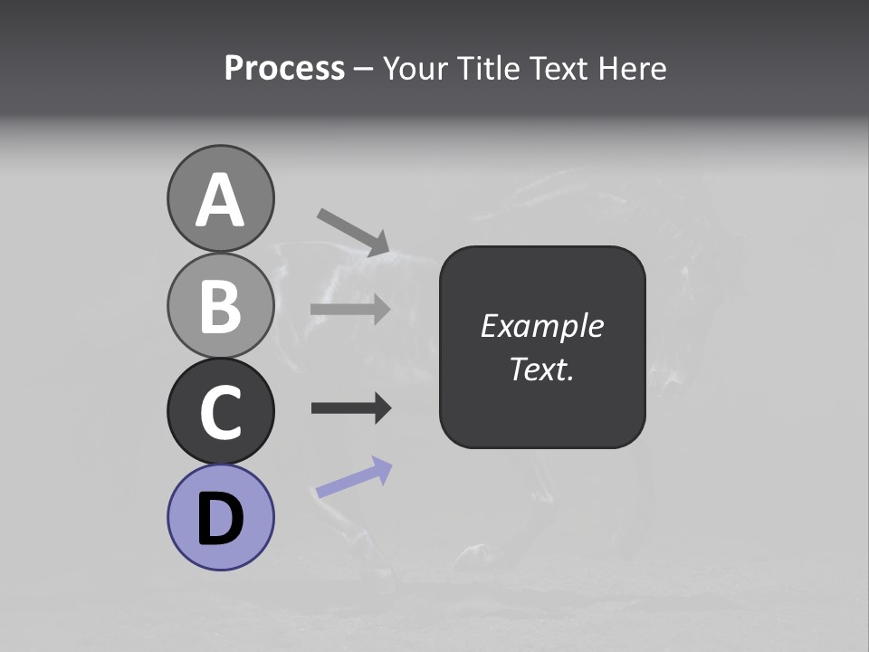 Horizontal Nobody Dark PowerPoint Template
