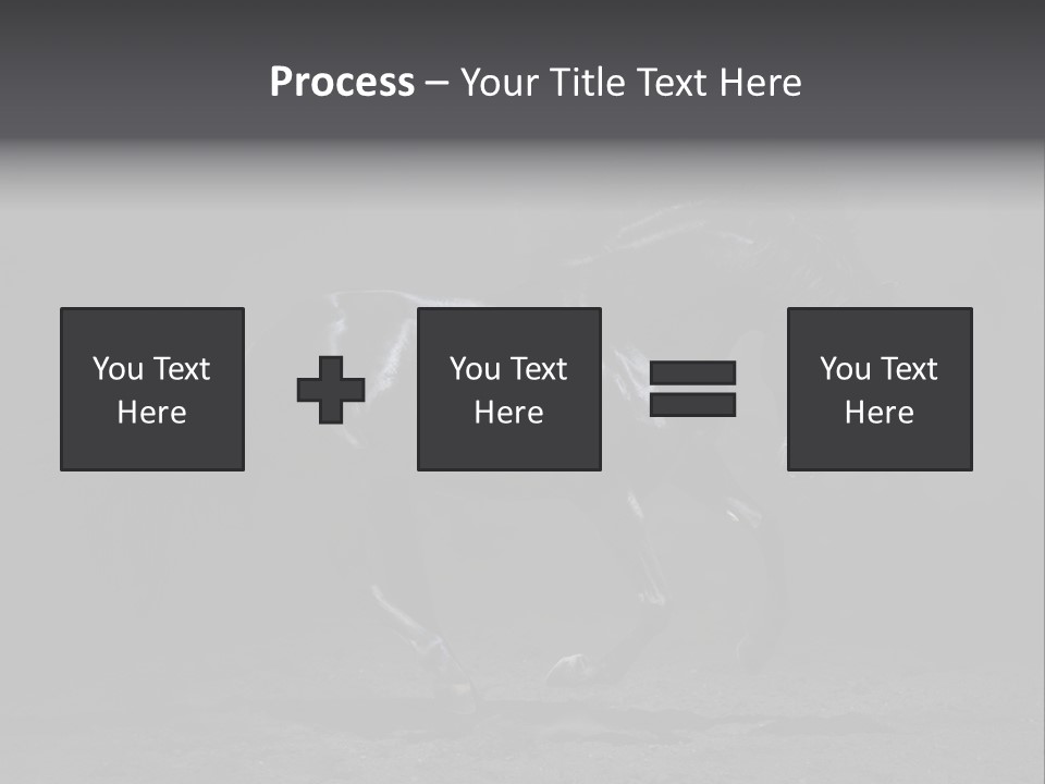 Horizontal Nobody Dark PowerPoint Template