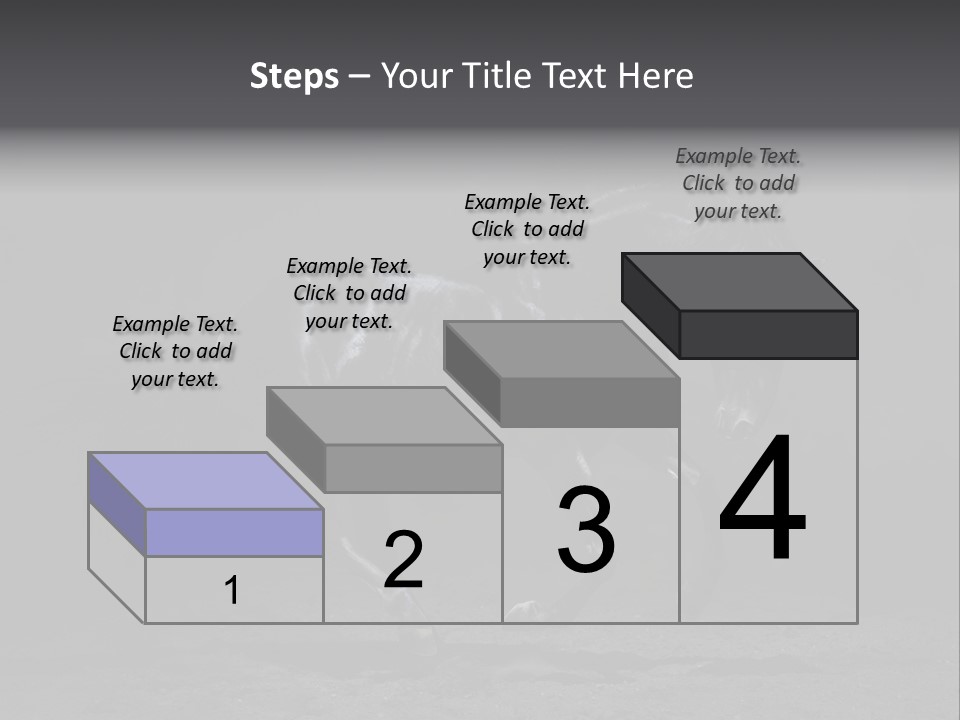 Horizontal Nobody Dark PowerPoint Template