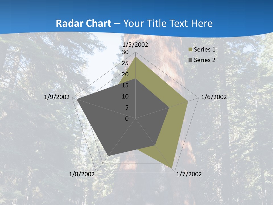 Tree Travel Usa PowerPoint Template