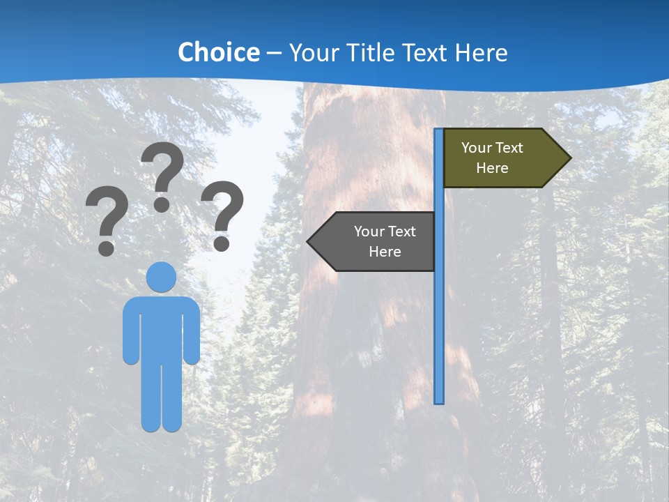 Tree Travel Usa PowerPoint Template