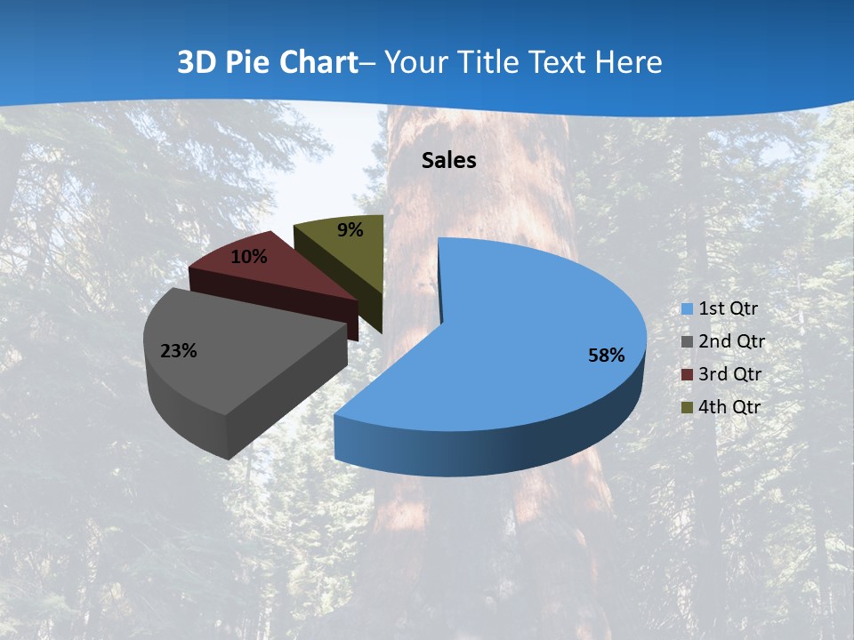 Tree Travel Usa PowerPoint Template
