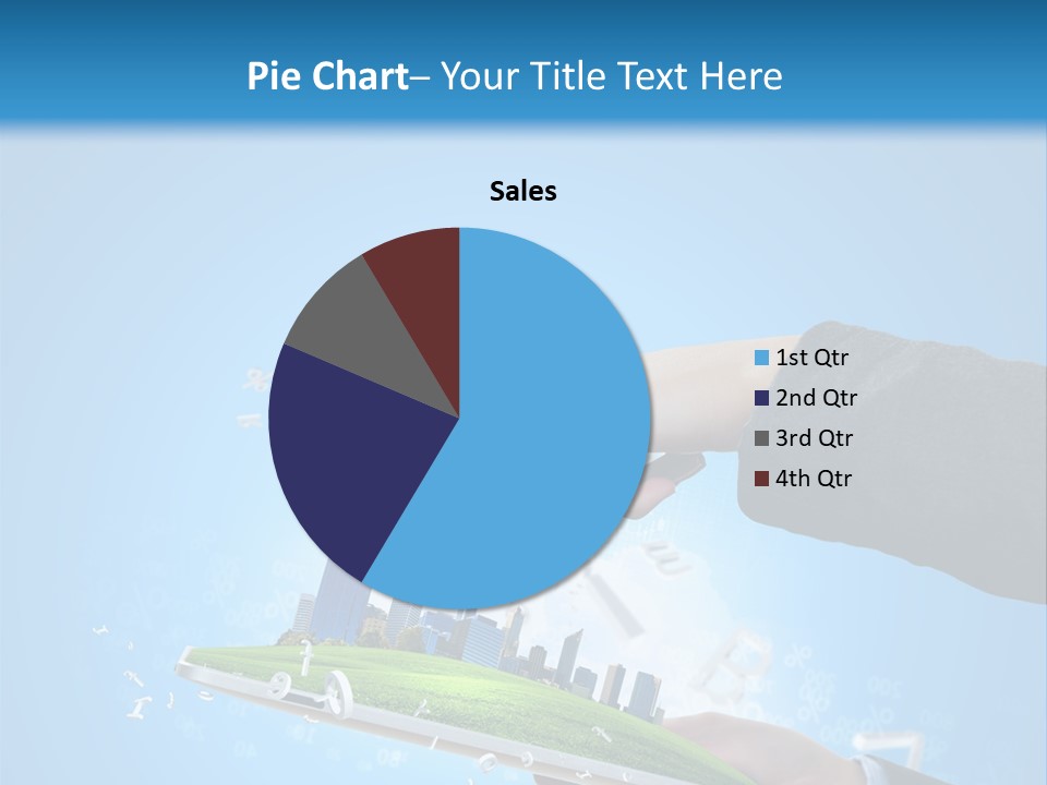 Chip Connection Cyberspace PowerPoint Template