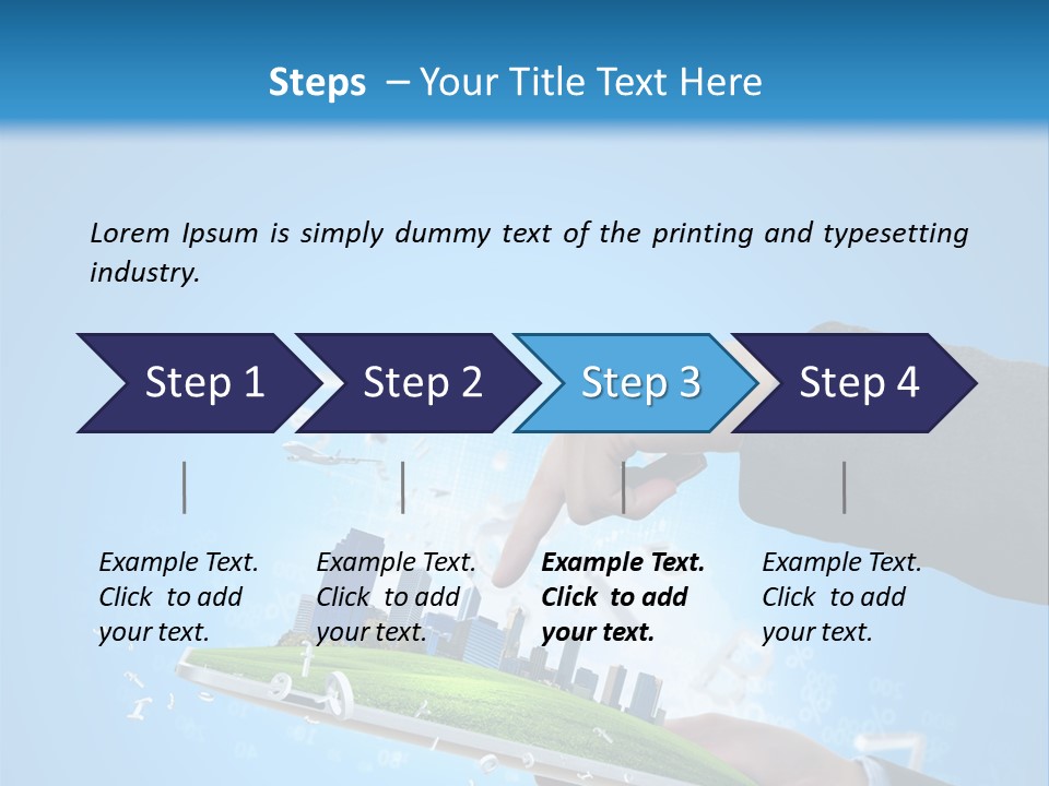 Chip Connection Cyberspace PowerPoint Template