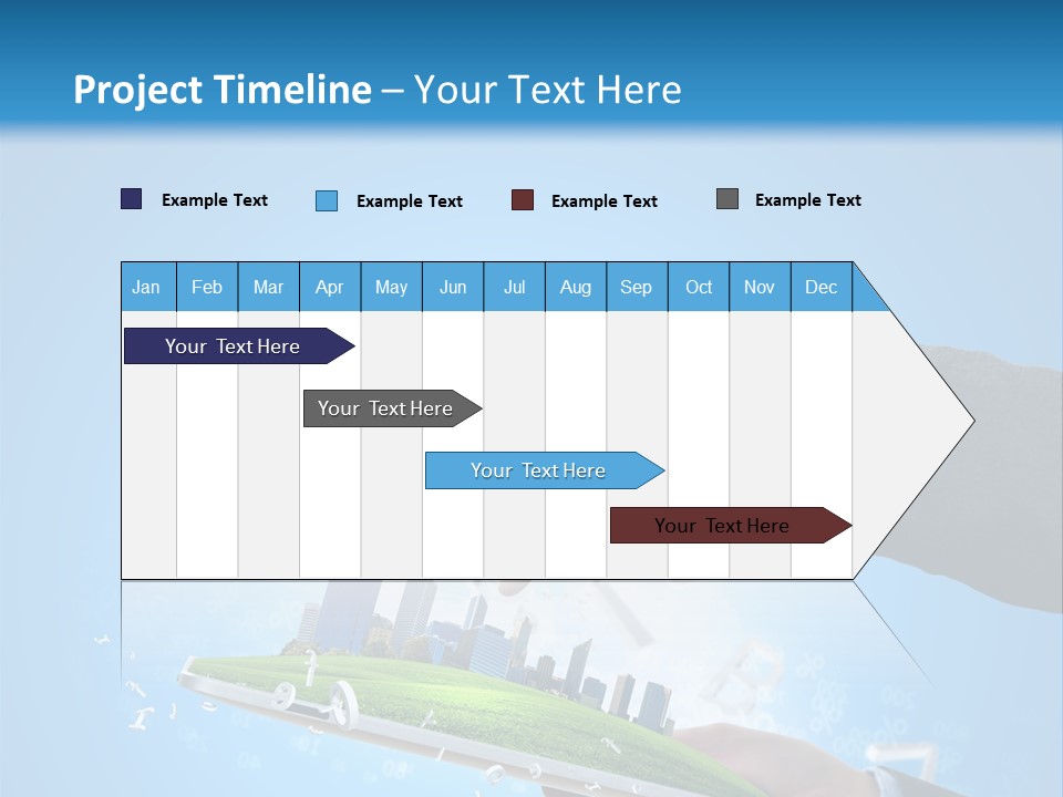 Chip Connection Cyberspace PowerPoint Template