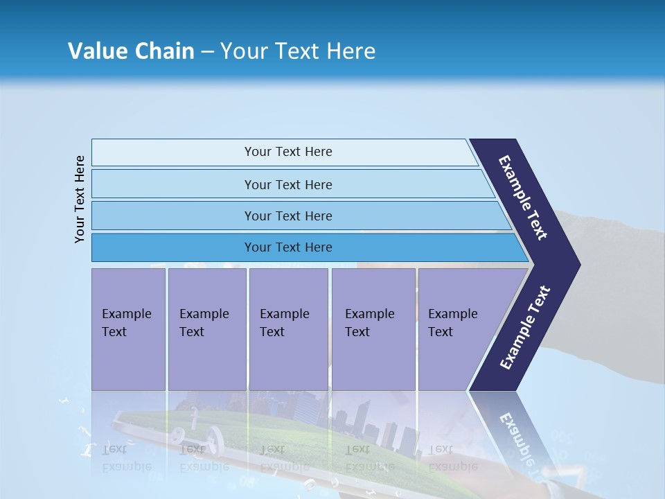 Chip Connection Cyberspace PowerPoint Template