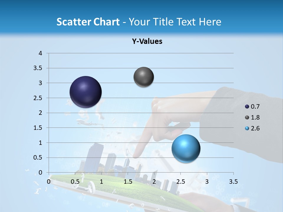 Chip Connection Cyberspace PowerPoint Template