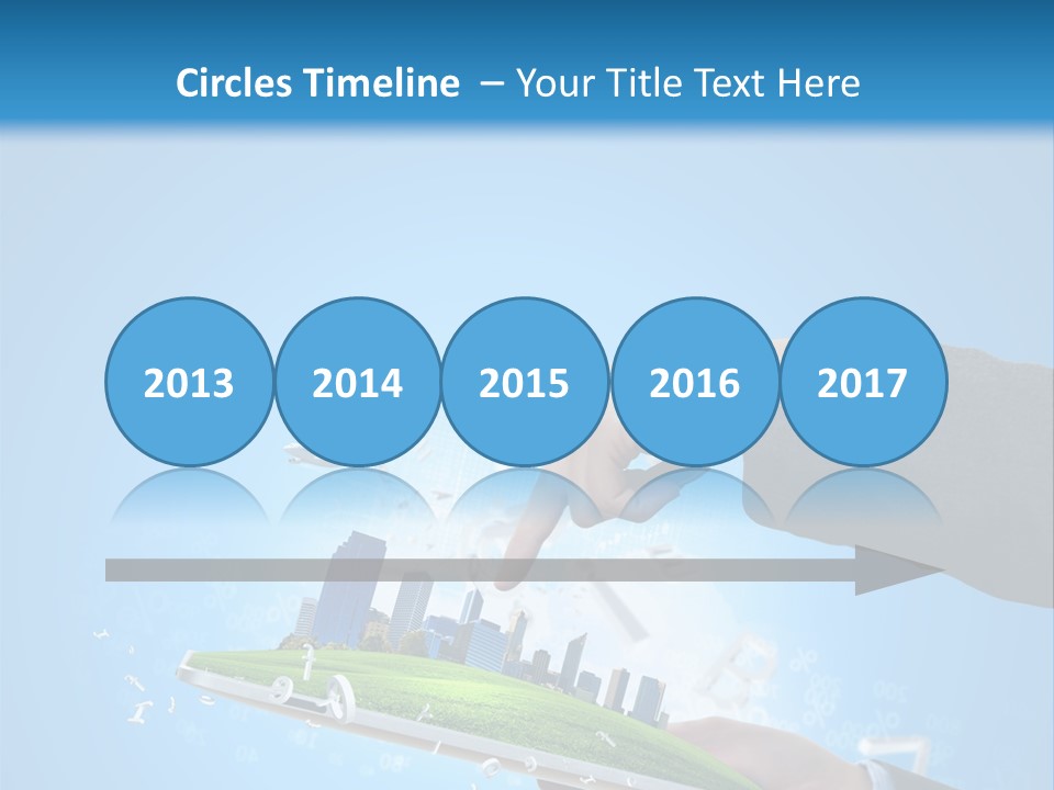 Chip Connection Cyberspace PowerPoint Template