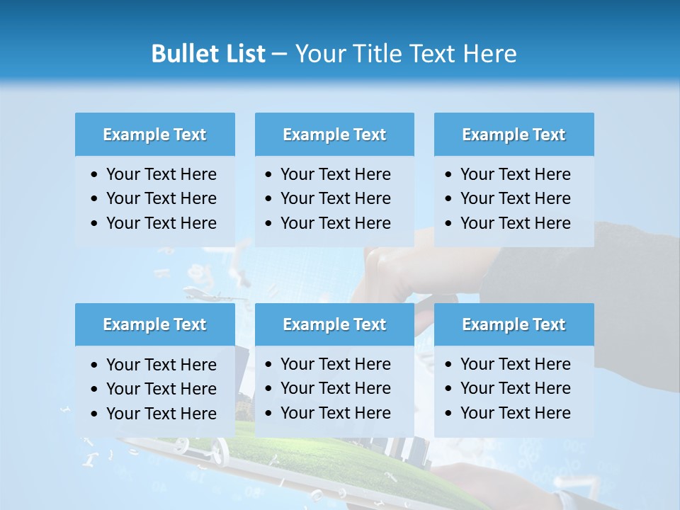 Chip Connection Cyberspace PowerPoint Template