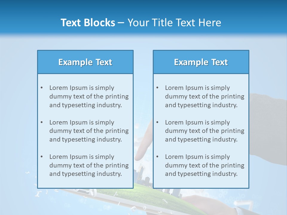 Chip Connection Cyberspace PowerPoint Template