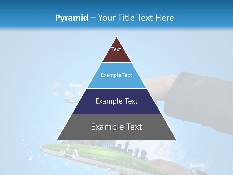 Chip Connection Cyberspace PowerPoint Template