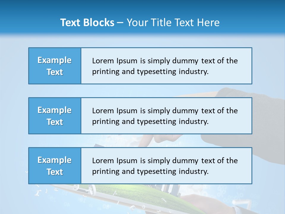 Chip Connection Cyberspace PowerPoint Template