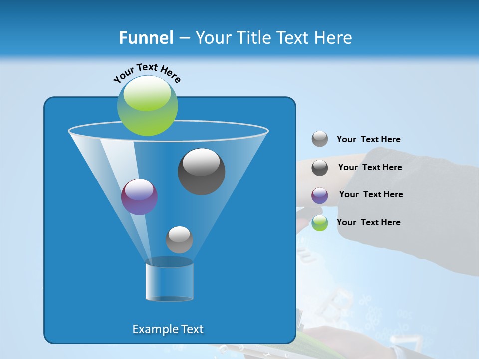 Chip Connection Cyberspace PowerPoint Template